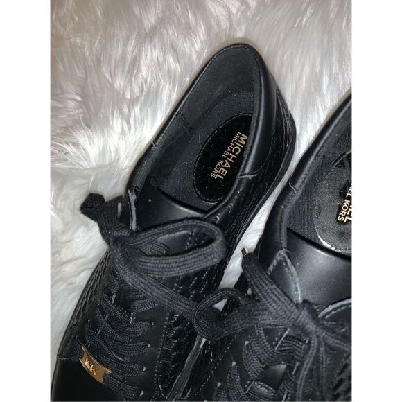 Michael Kors black sneakers size 8.5 m - Picture 3 of 5